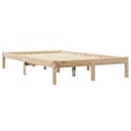 Miniatyrbilde 8 av 11: vidaXL Seng med bokhylle uten madrass 120x190 cm heltre furu