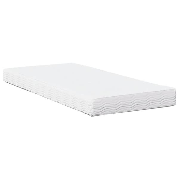 vidaXL daybed med madras 90x200 cm massivt fyrretræ hvid