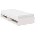 Miniatyrbilde 6 av 11: vidaXL Dagseng med madrass hvit 90x200 cm heltre furu
