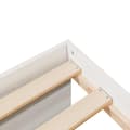 Miniatyrbilde 11 av 11: vidaXL Dagseng med madrass hvit 90x200 cm heltre furu