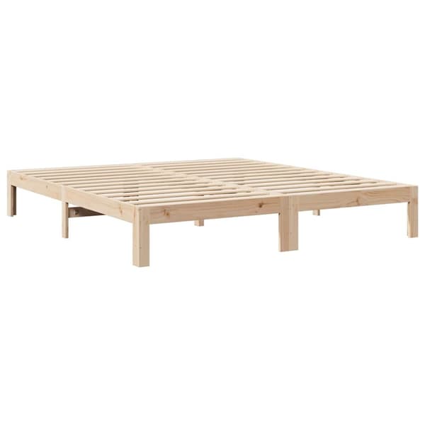 vidaXL Familiesengeramme uten madrass 270x200 cm heltre furu