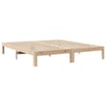 Miniatyrbilde 6 av 11: vidaXL Familiesengeramme uten madrass 270x200 cm heltre furu