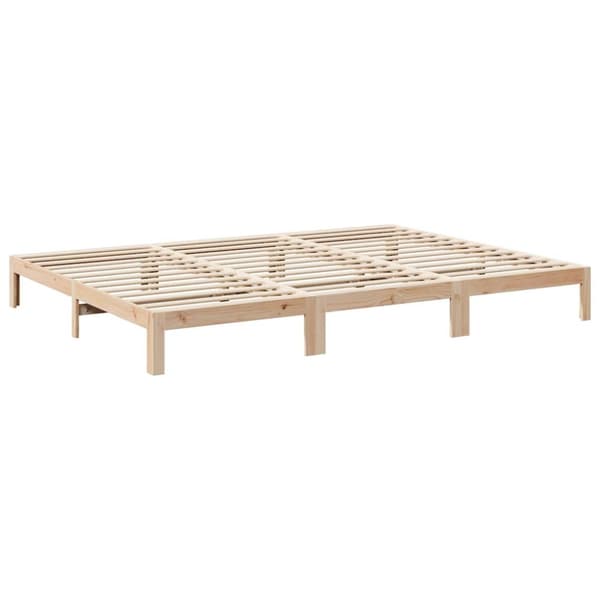 vidaXL Familiesengeramme uten madrass 270x200 cm heltre furu