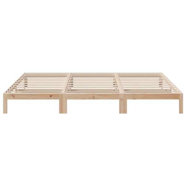 vidaXL Familiesengeramme uten madrass 270x200 cm heltre furu
