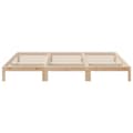 Miniatyrbilde 8 av 11: vidaXL Familiesengeramme uten madrass 270x200 cm heltre furu