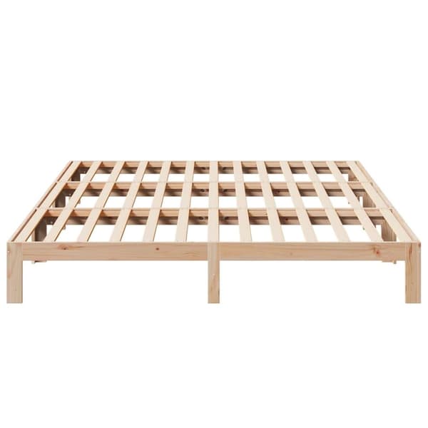 vidaXL Familiesengeramme uten madrass 270x200 cm heltre furu