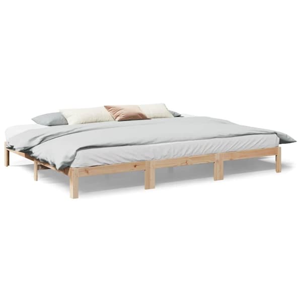 vidaXL Familiesengeramme uten madrass 270x200 cm heltre furu
