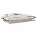 Pikkukuva 1 / 11: vidaXL Perhesängyn runko Ei patjaa 240x200 cm massiivipuumänty