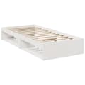 Miniatyrbilde 5 av 11: vidaXL Dagseng med madrass hvit 80x200 cm heltre furu