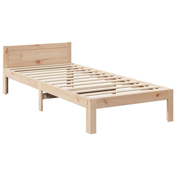 vidaXL familie sengeramme uden madras 240x200 cm massivt fyrretræ