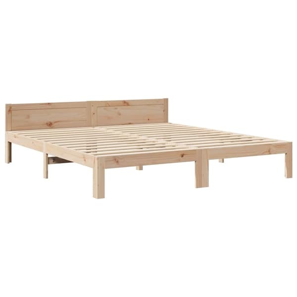 vidaXL familie sengeramme uden madras 240x200 cm massivt fyrretræ