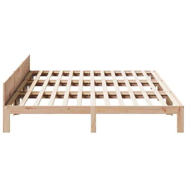 vidaXL familie sengeramme uden madras 240x200 cm massivt fyrretræ