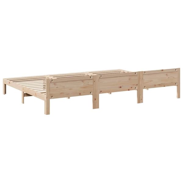 vidaXL familie sengeramme uden madras 240x200 cm massivt fyrretræ