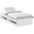 Miniatyrbillede 3 af 11: vidaXL daybed uden madras 100x200 cm massivt fyrretræ hvid