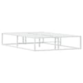 Pikkukuva 8 / 10: vidaXL Sängynrunko ilman patjaa Valkoinen 120x200 cm Metallia
