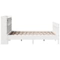 Miniatyrbilde 5 av 8: vidaXL Sengeramme uten madrass hvit 140x200 cm heltre furu