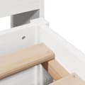 Miniatyrbilde 7 av 8: vidaXL Sengeramme uten madrass hvit 140x200 cm heltre furu