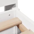 Miniatyrbilde 8 av 8: vidaXL Sengeramme uten madrass hvit 140x190 cm heltre furu