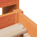 Miniatyrbilde 8 av 9: vidaXL Sengeramme uten madrass voksbrun 75x190 cm heltre furu