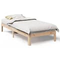 Miniatyrbilde 3 av 11: vidaXL Sengeramme uten madrass 90x200 cm heltre furu