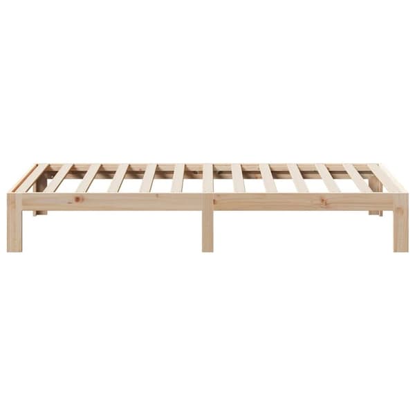 vidaXL Sengeramme uten madrass 90x200 cm heltre furu