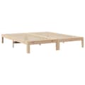Miniatyrbilde 4 av 11: vidaXL Sengeramme uten madrass 160x200 cm heltre furu