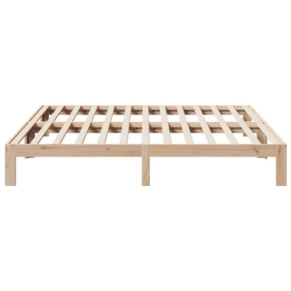 vidaXL Sengeramme uten madrass 160x200 cm heltre furu
