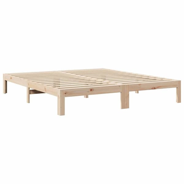 vidaXL Sengeramme uten madrass 160x200 cm heltre furu