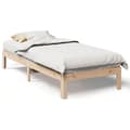 Miniatyrbilde 3 av 11: vidaXL Sengeramme uten madrass 80x200 cm heltre furu