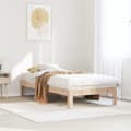 Miniatyrbilde 5 av 11: vidaXL Sengeramme uten madrass 80x200 cm heltre furu