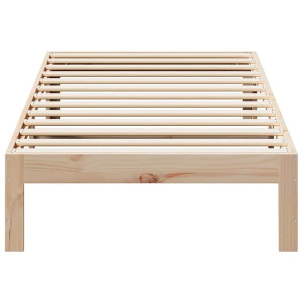 vidaXL Sengeramme uten madrass 80x200 cm heltre furu