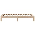 Miniatyrbilde 7 av 11: vidaXL Sengeramme uten madrass 80x200 cm heltre furu