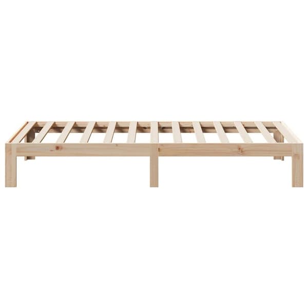 vidaXL Sengeramme uten madrass 80x200 cm heltre furu