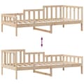 Miniatyrbilde 10 av 11: vidaXL Dagseng med skuffer 90x200 cm heltre furu