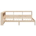 Miniatyrbilde 9 av 11: vidaXL Seng med bokhylle uten madrass 90x200 cm heltre furu