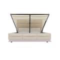 Pikkukuva 8 / 10: Rootz Modern Bed - Säilytyssänky - LED-sänky - USB-lataus - Velvet Comfort - 208,5 cm x 144 cm x 105-115 cm