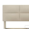 Pikkukuva 10 / 10: Rootz Modern Bed - Säilytyssänky - LED-sänky - USB-lataus - Velvet Comfort - 208,5 cm x 144 cm x 105-115 cm