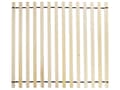 Miniatyrbilde 9 av 11: Seng med LED-lys Svart Lyst tre Gummitre 160 x 200 cm Sengegavl med flettverk Lamellbunn Minimalistisk og rustikk stil Dobbeltseng Sengeramme