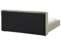 Miniatyrbillede 6 af 11: Seng Grøn Polyester 160 x 200 cm Moderne Dobbeltseng Høj Sengegavl To Mands Seng Minimalistisk Design Familieseng