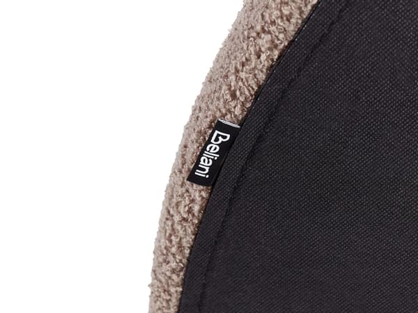 Seng Oppbevaringsseng Taupe Boucle 140 x 200 cm Minimalistisk Retro Design Oppbevaring