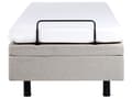 Miniatyrbilde 8 av 11: Elektrisk seng Beige Polyester 80 x 200 cm Fjernkontroll Justerbar Uten Sengegavl