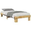 Miniatyrbilde 6 av 11: vidaXL Sengeramme uten Madrass 75x190 cm Heltre Eik