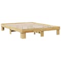 Miniatyrbilde 4 av 11: vidaXL Sengeramme uten Madrass 150x200 cm Heltre Eik