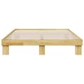 Miniatyrbilde 7 av 11: vidaXL Sengeramme uten Madrass 150x200 cm Heltre Eik