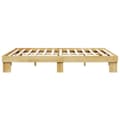 Miniatyrbilde 8 av 11: vidaXL Sengeramme uten Madrass 150x200 cm Heltre Eik