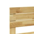 Miniatyrbilde 10 av 11: vidaXL Sengeramme med sengegavl uten madrass 75x190 cm Heltre Eik