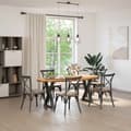 Miniatyrbilde 5 av 11: vidaXL Sengeramme uten madrass voksbrun 90x200 cm heltre furu