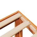 Miniatyrbilde 9 av 11: vidaXL Sengeramme uten madrass voksbrun 90x200 cm heltre furu