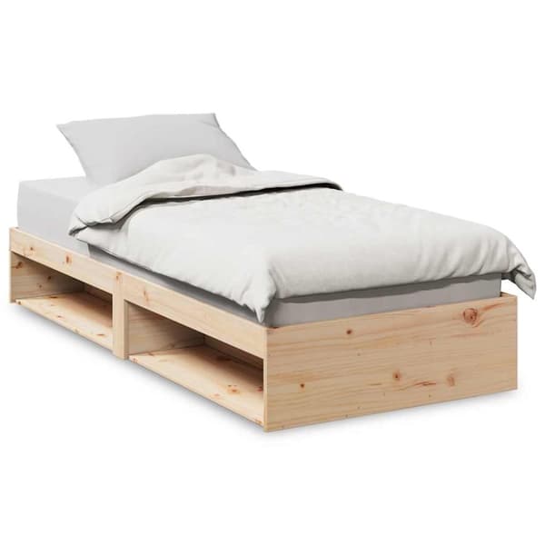 vidaXL daybed uden madras 90x200 cm massivt fyrretræ