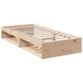 Miniatyrbillede 4 af 11: vidaXL daybed uden madras 90x200 cm massivt fyrretræ